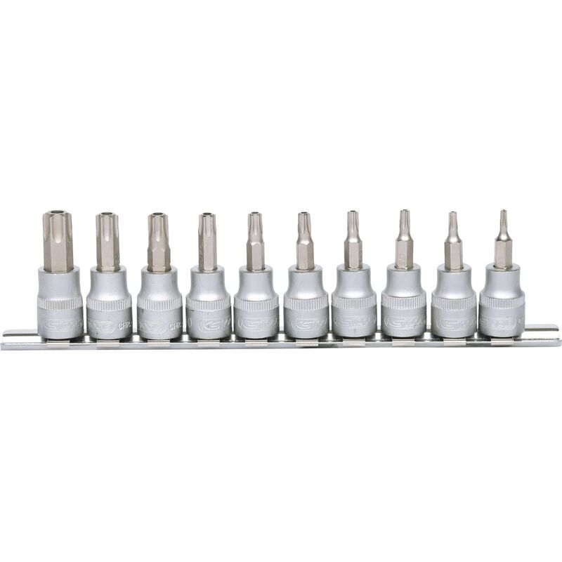 foto del prodotto 3 8 serie di bussole p.viti torx c.foro,10 pztb10 tb55