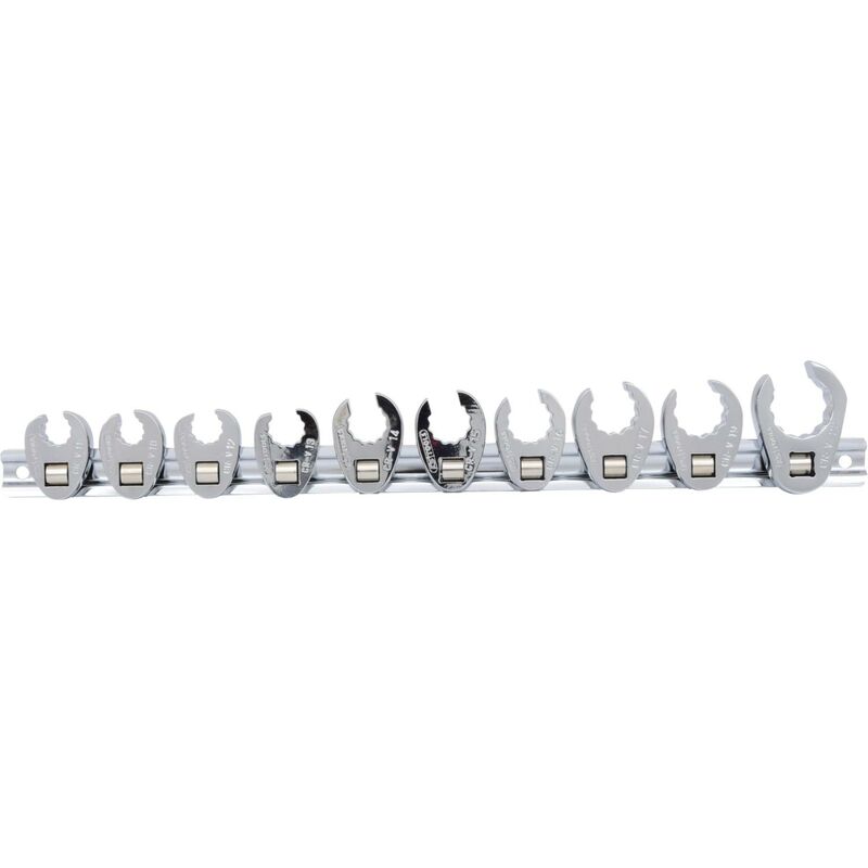 foto del prodotto 3 8 serie di chiavi a forchetta ad innesto,poligonali,chrome 10pz.10 22mm