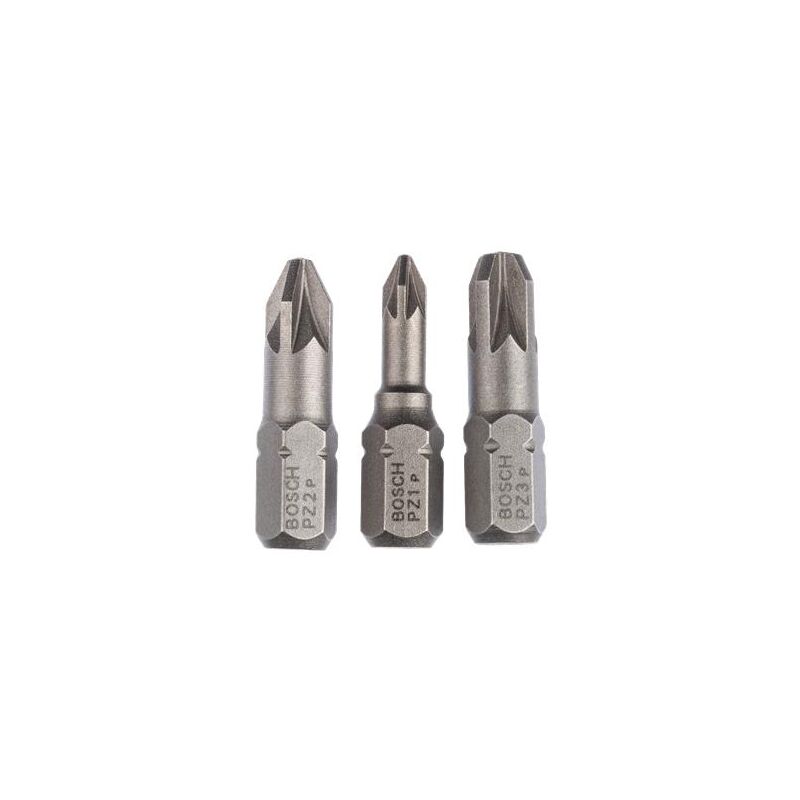 foto del prodotto 3 bit pz 1 2 3 mm 25 bosch