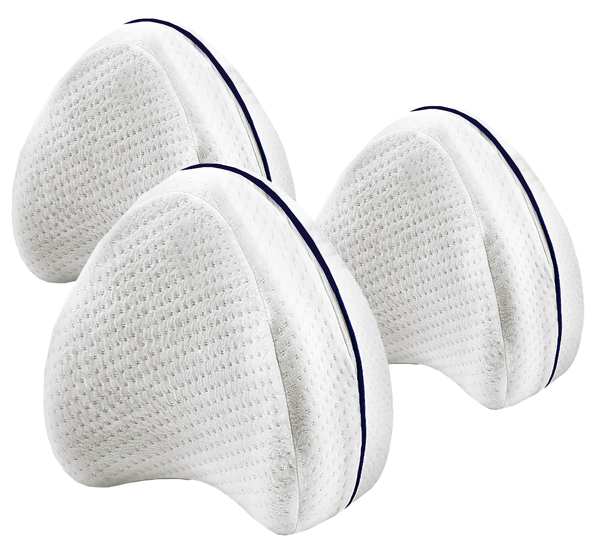 foto del prodotto 3 cuscini riposa gambe ortopedico in memory foam dormidea leg pillow