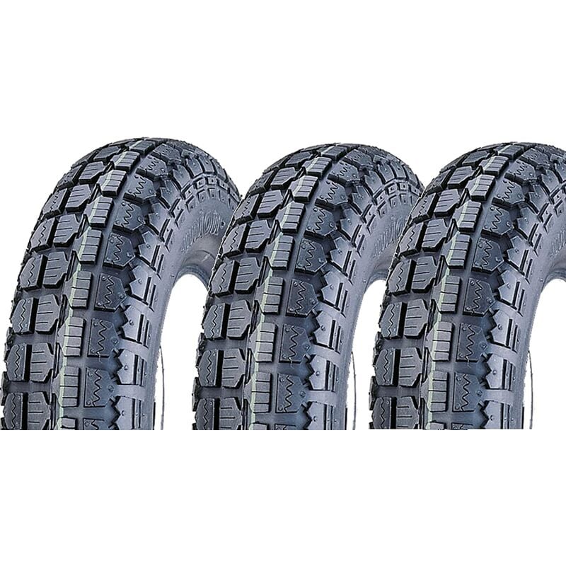 foto del prodotto 3 gomme 3.50 8 rinforzate 6pr 6 tele tre pneumatici neri gomme vespa vbb vnb vba vna vb1t gl 125 150 ecovelo
