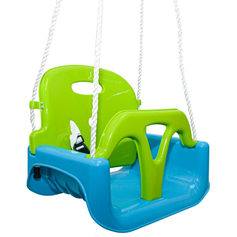 foto del prodotto 3 in 1 altalena per neonati e bambini 40x43x33 dondolo da giardino giocattolo