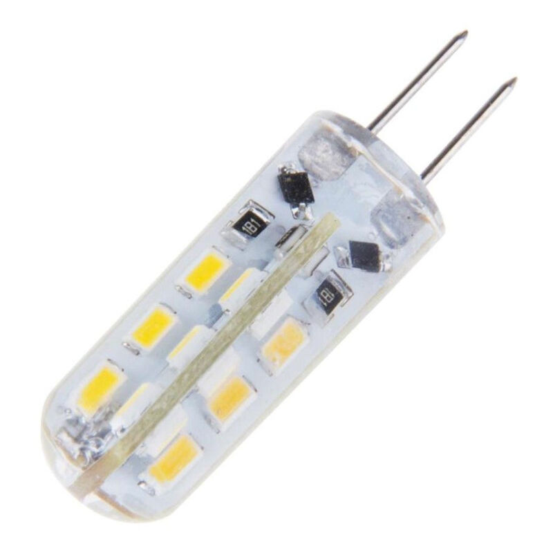 foto del prodotto 3 lampadine faretti 2w 24 led g4 attacco a spillo luce bianca fredda calda 12v bianco freddo trade shop traesio