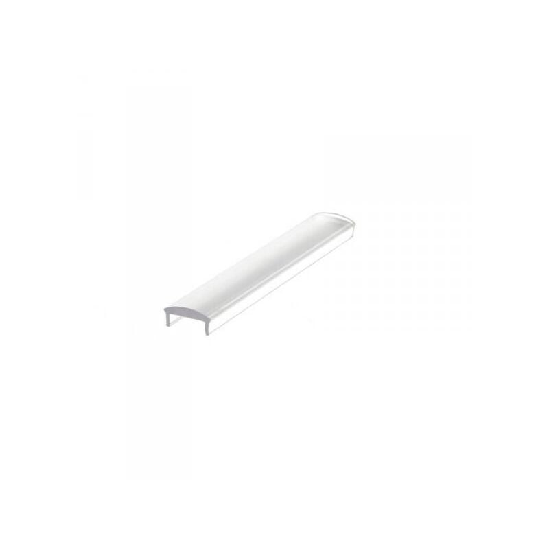 foto del prodotto 3 metri diffusore copertura pc trasparente con lente 60 grandi ingrandimento per profilo alluminio strip led universale