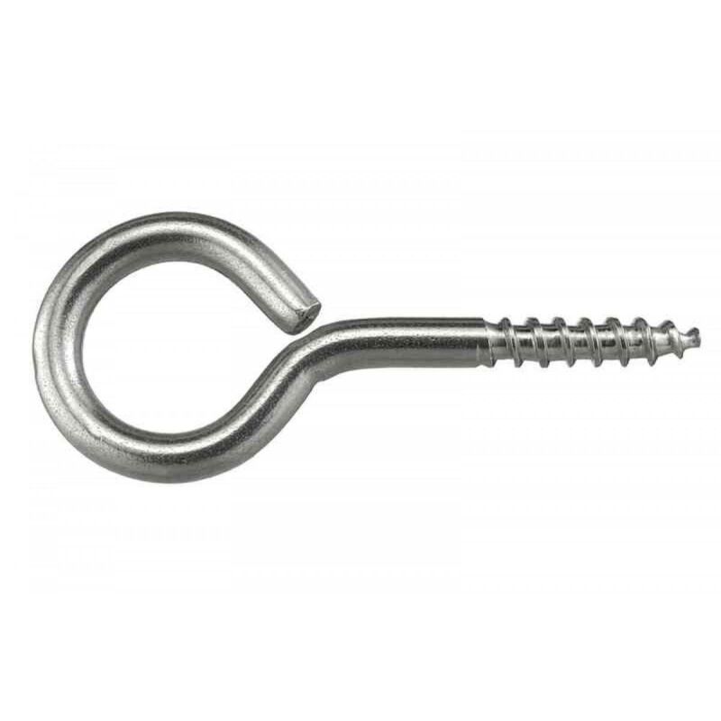 foto del prodotto 3 occhioli a vite inox 4,5 x 70mm.