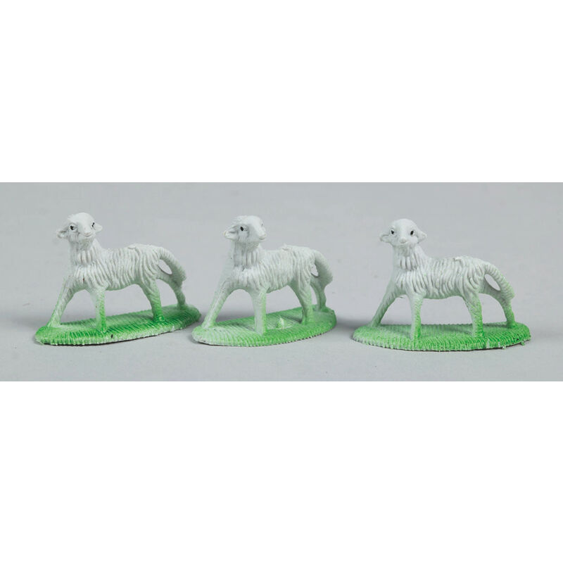 foto del prodotto 3 pecore cm.6 in blister decorazione di natale