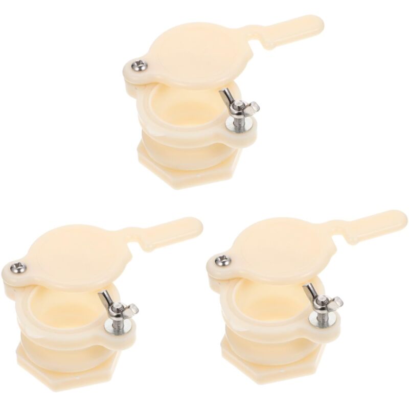 immagine 0 del prodotto 3 pezzi di beccuccio per miele in plastica, beccuccio per agitatore per miele, beccuccio separatore per miele, valvola per miele, strumenti per