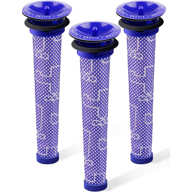 foto del prodotto 3 pezzi di ricambio prefiltro per dyson dyson v6 v7 v8 dc59 dc58 pezzo di ricambio 965661 01 3 pezzi 