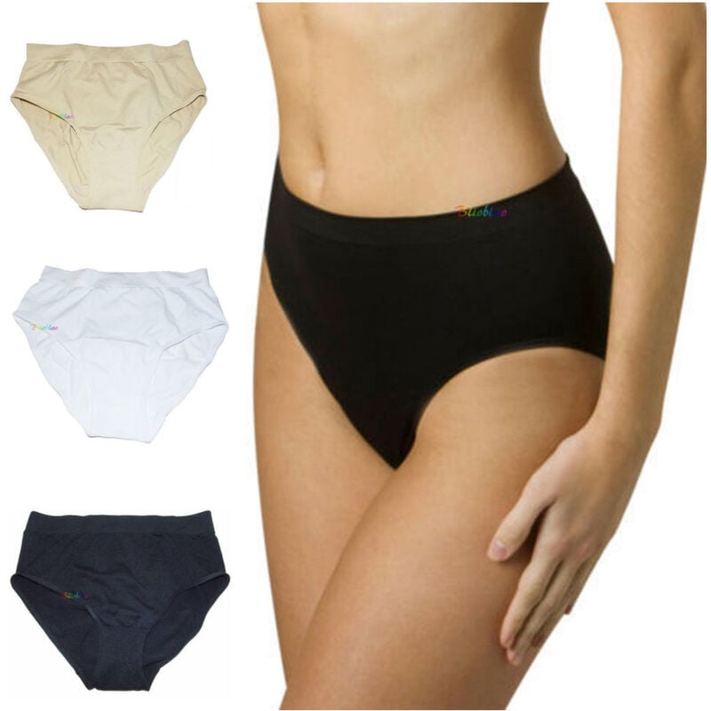 foto del prodotto 3 pezzi genie pants slip mutande per donna microfibra elasticizzati traspiranti trade shop traesio