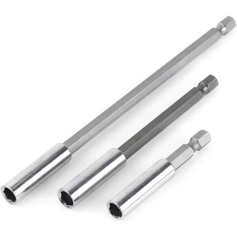foto del prodotto 3 prolunga magnetica per trapano elettrico con codolo esagonale per la maggior parte dei trapani e punte per avvitatori elettrici