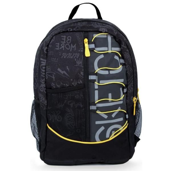 foto del prodotto 3 zip backpack black sk22002