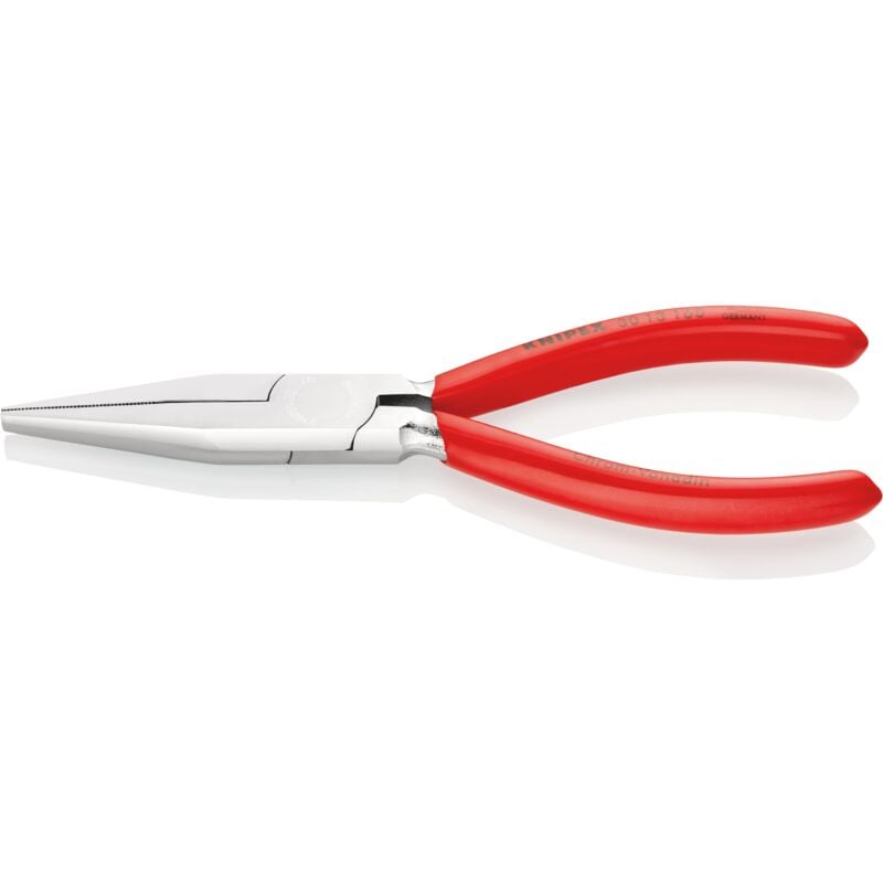 foto del prodotto 30 13 160 pinza per meccanica a becchi lunghi rivestiti in resina sintetica cromata 160 mm