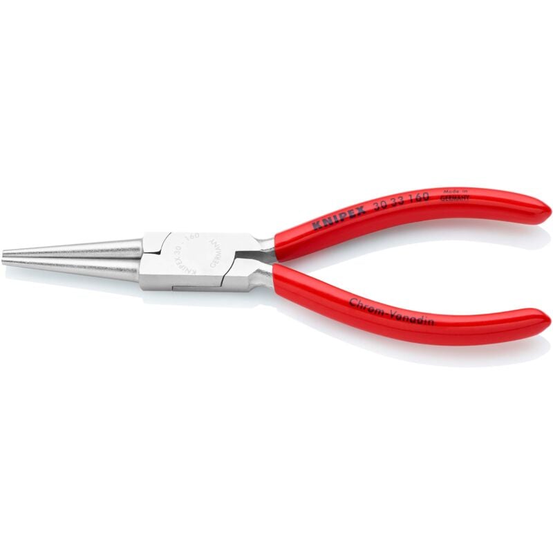 foto del prodotto 30 33 160 pinza per meccanica a becchi lunghi rivestiti in resina sintetica cromata 160 mm