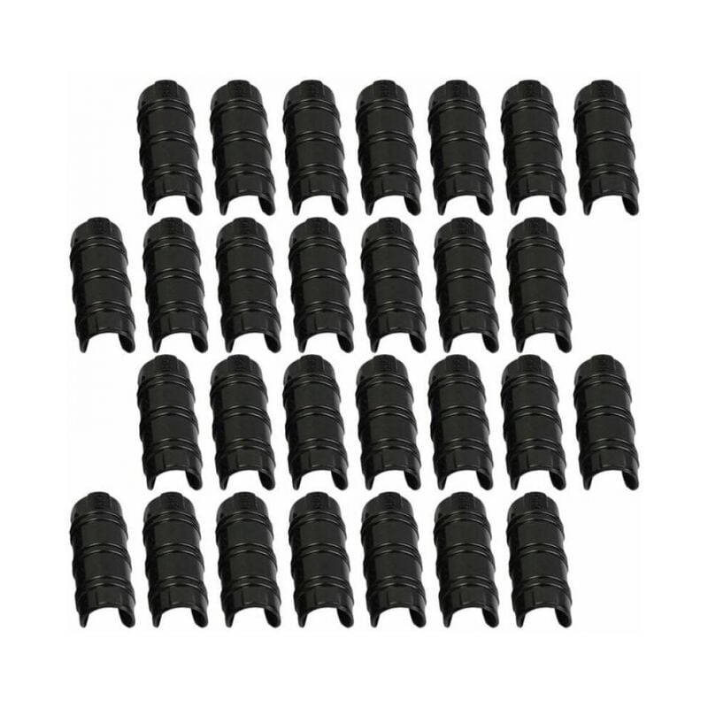 foto del prodotto 30 clip per serra da 32 mm, fascette stringitubo per fissare coperture a serre da giardino, pellicole, piante
