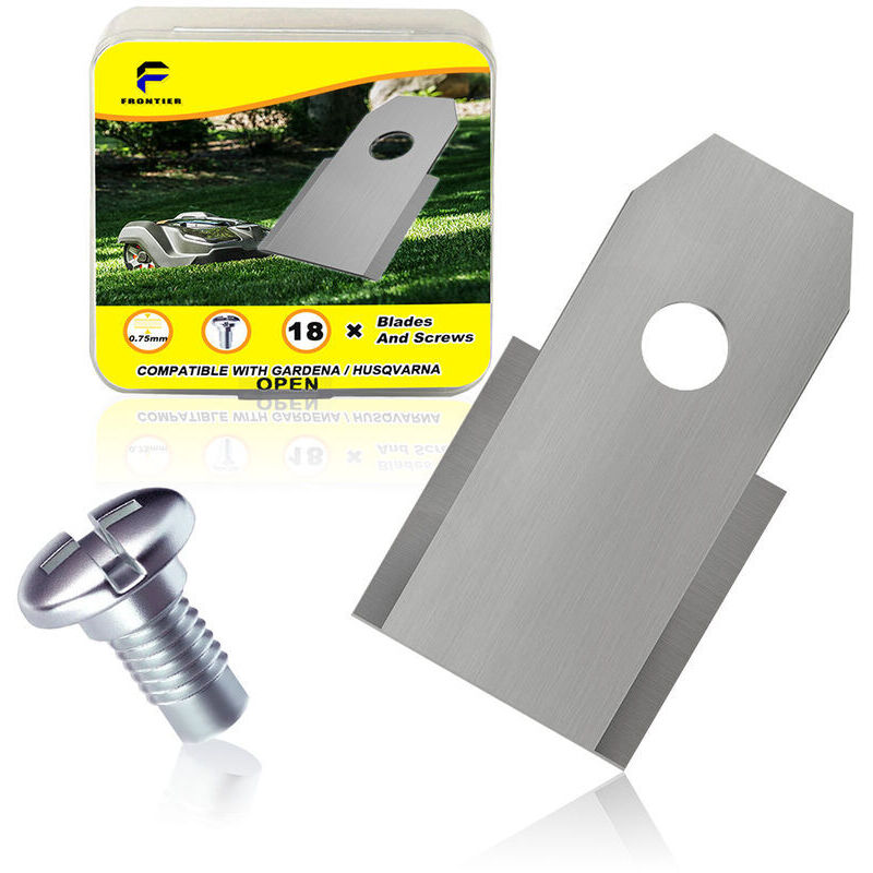 foto del prodotto 30 lame di ricambio per husqvarna automower e gardena robot rasaerba 0,6 mm dpzo