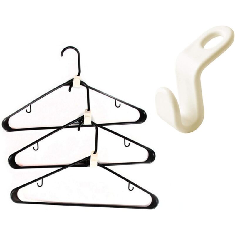 foto del prodotto 30 mini connettori antiscivolo in plastica per ganci salvaspazio