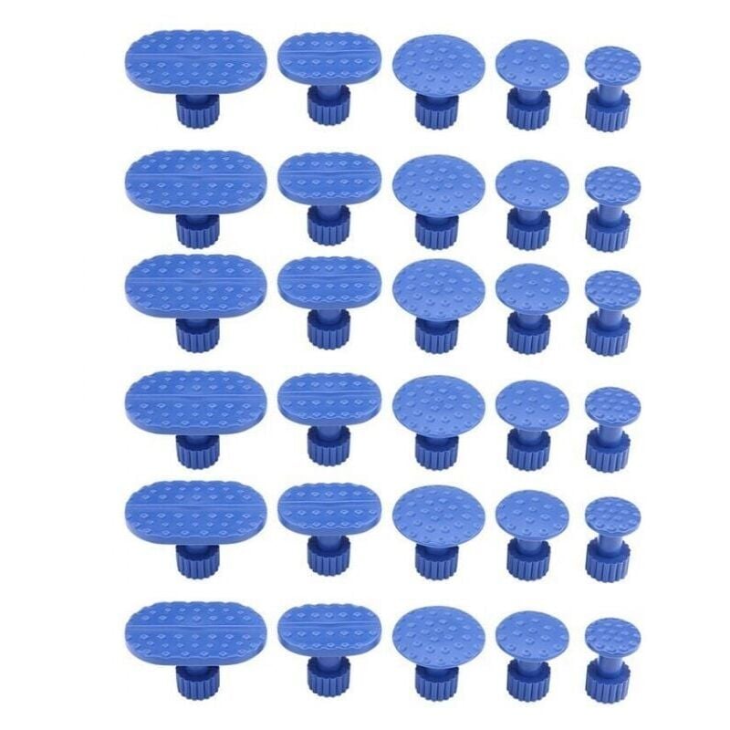 foto del prodotto 30 pezzi di linguette di estrazione per ammaccature senza vernice per carrozzeria auto, linguette di estrazione per colla, strumenti di riparazione