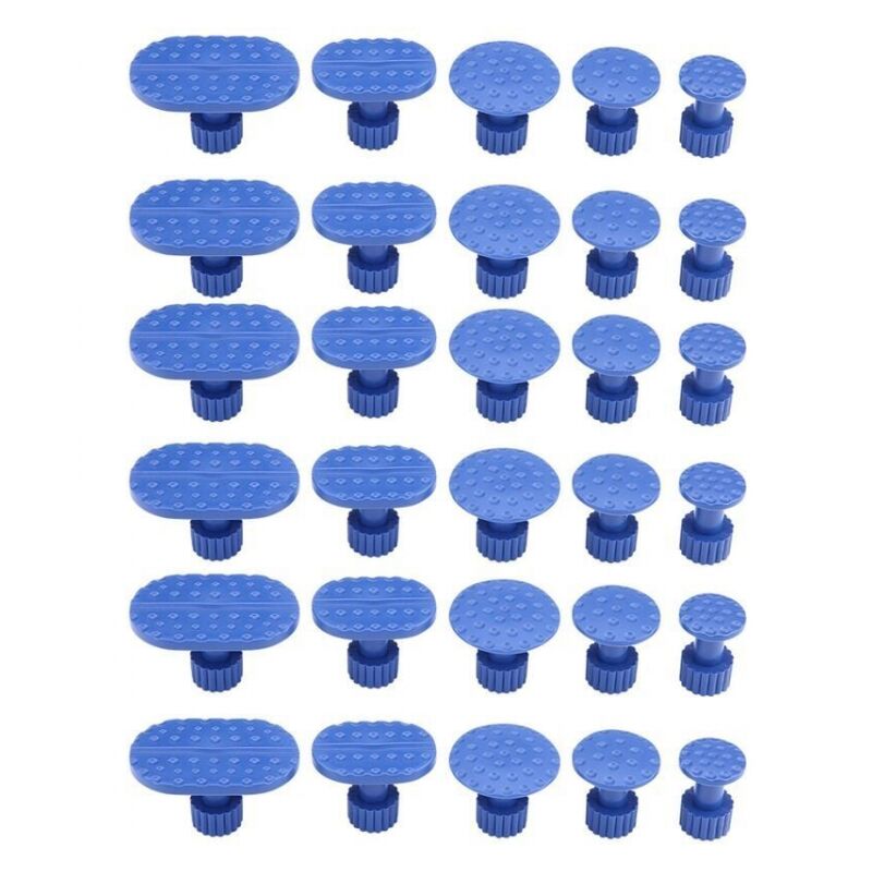 foto del prodotto 30 pezzi di linguette di estrazione per riparazione ammaccature carrozzeria auto senza vernice strumenti di riparazione linguette di estrazione colla