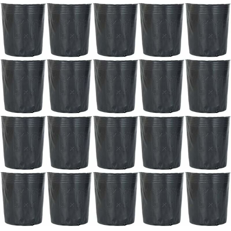 foto del prodotto 300 pezzi vasi da vivaio in plastica per principianti vasi da giardino degradabili vasi da fiori per la nutrizione attrezzi da giardino per piante