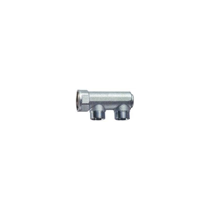 foto del prodotto 3000 collettore f cromato int. 36 mm 2 derivazioni misura 3 4 3000 34