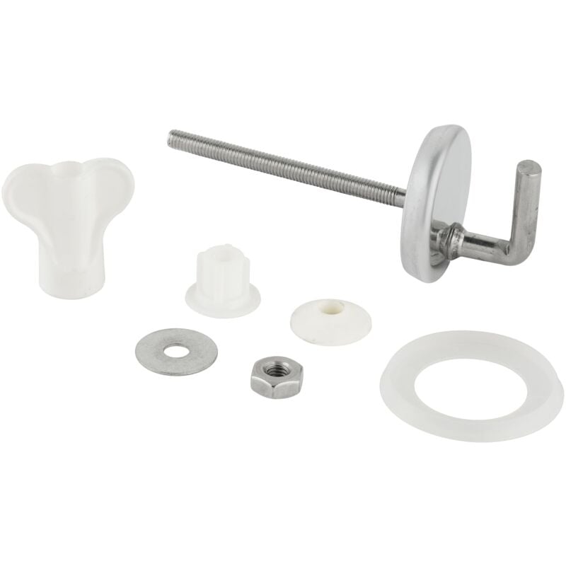 foto del prodotto 300214100 fissaggio per asse wc, cromo - wenko