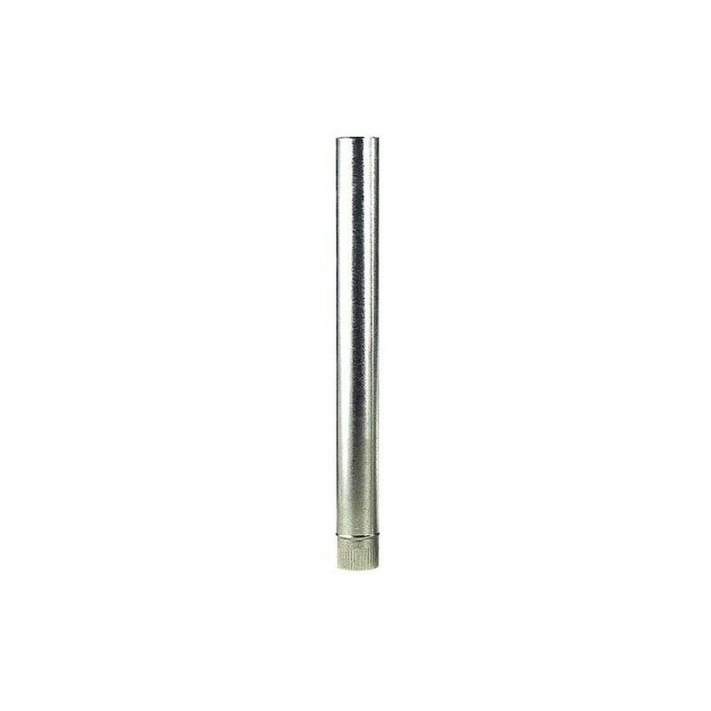 foto del prodotto wolfpack tubo per stufa in acciaio zincato 110 mm.