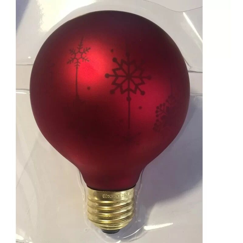 foto del prodotto 30080130004 lampadina led e27 0,5w g80 360 decorativa camoscio rosso ecolicht