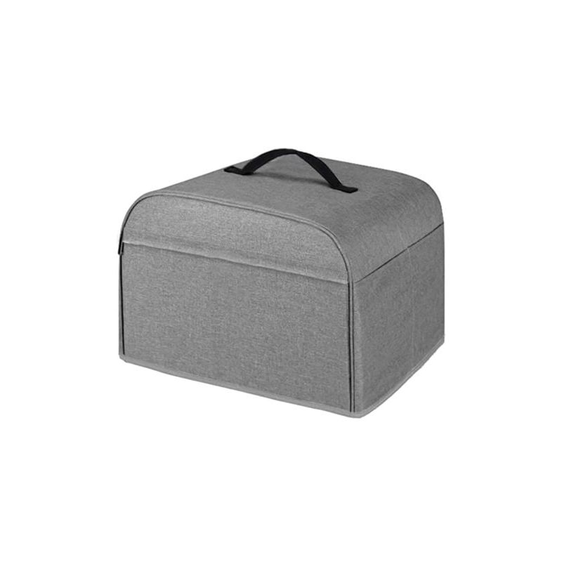 foto del prodotto 300d housse de barbecue d int rieur lavable en machine 363425cm , housse de air fryer totalement ferm avec des poign es lat rales , gris