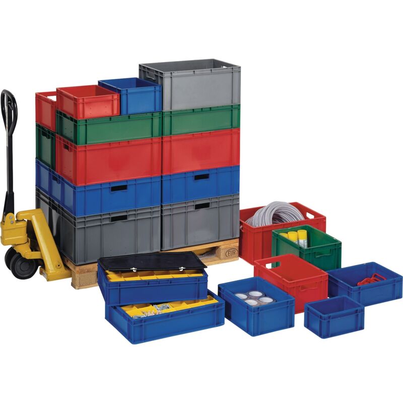 foto del prodotto 300x200x145 mm casse spedizione colore rosso