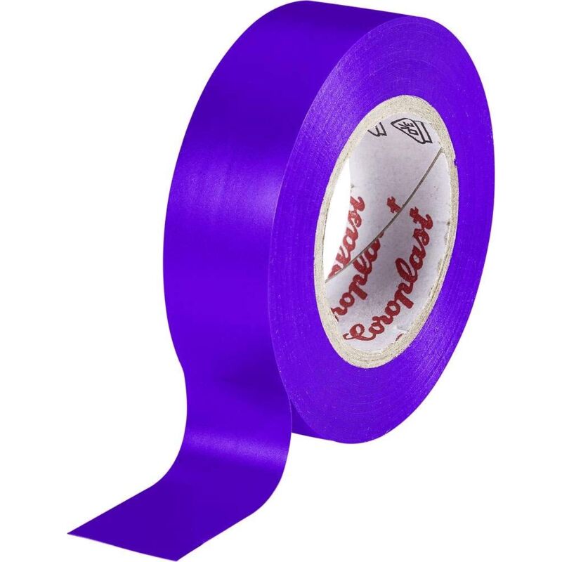 foto del prodotto 302 302 10 vt nastro isolante, 10 m x 15 mm, colore viola coroplast