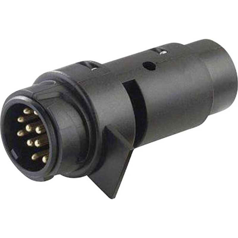 foto del prodotto 30200 spina combinata spina a 13 poli, spina a 7 poli - presa a 13 poli, presa a 7 poli plastica abs - secor t