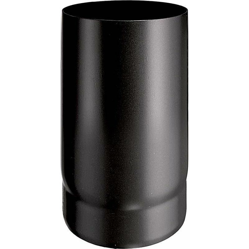 foto del prodotto tubo aeternum per stufe a legna, 2 mm, nero opaco, 120x250 mm ala