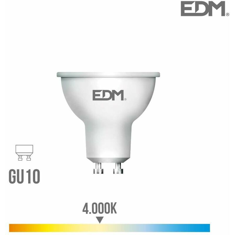 foto del prodotto faretto led gu10 8w dicroico equivalente a 70w bianco naturale 4000k