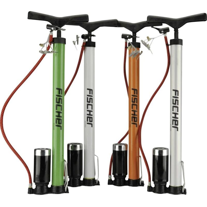 foto del prodotto fischer fahrrad 85586 85586 pompa da pavimento colori assortiti