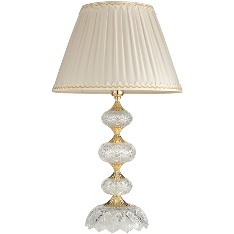 foto del prodotto lampada da tavolo dallas oro 40x72 cm