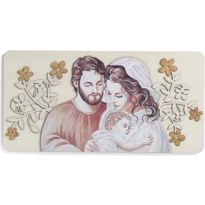 foto del prodotto capezzale moderno sacra famiglia 59x119 cm legno laminato modello 1