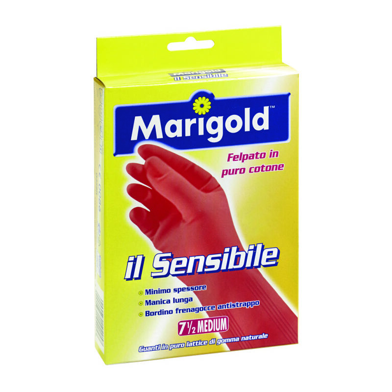 foto del prodotto guanti domestici sensibili marigold misura 8,5