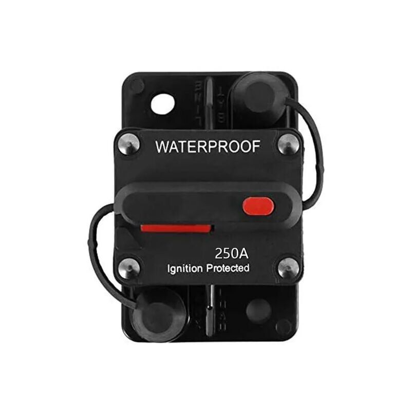 foto del prodotto 30a 40a 50a 60a 70a 80a 100a 120a 150a 200a 250a 300a fusibile interruttore automatico dc per auto, barca, yacht, camper, australia, 250a pratico