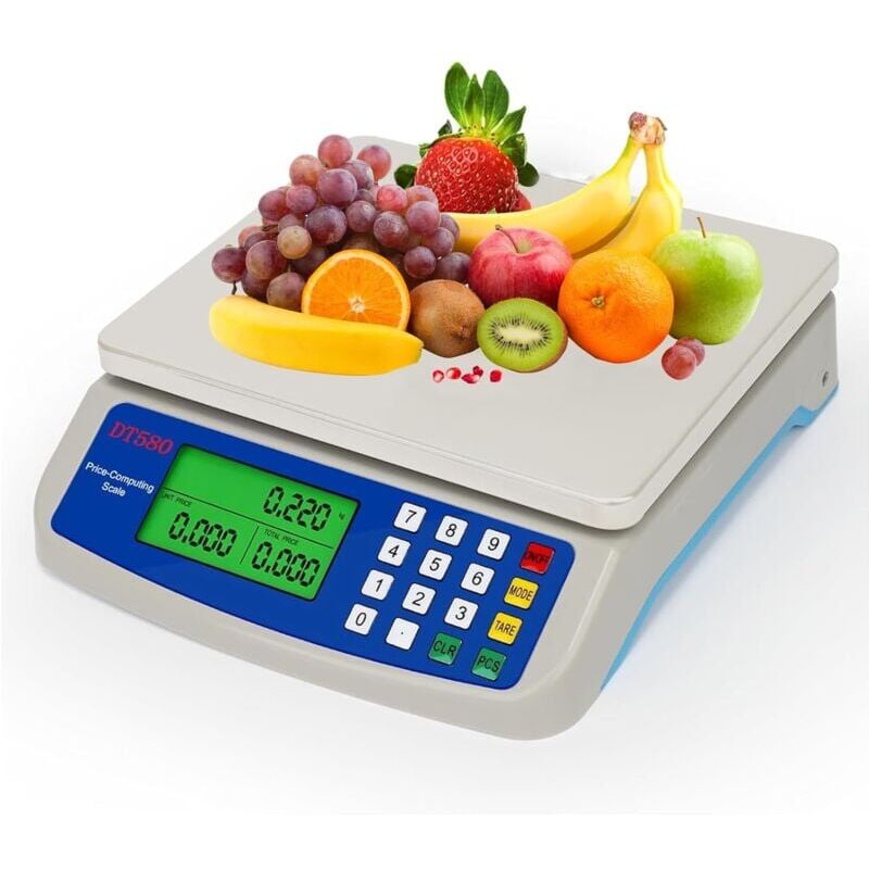 foto del prodotto 30kg balance de cuisine professionnelle numérique en acier inoxydable balance electronique de cuisine comptant les echelles multifonctionnel avec lcd balances alimentaire pour alimentaire(inclus adapt
