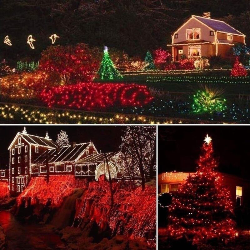 foto del prodotto 30m 300 luci a led per carnevale, matrimonio, esterno, interno, giardino, luci a led per albero, luci da fata, decorazione per albero di natale,