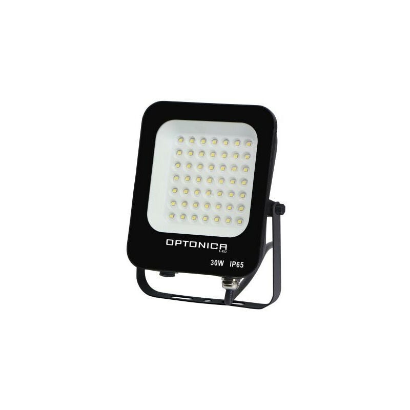 foto del prodotto 30w led proiettore nero ip65 impermeabile 2700lm 160w bianco caldo 2700k