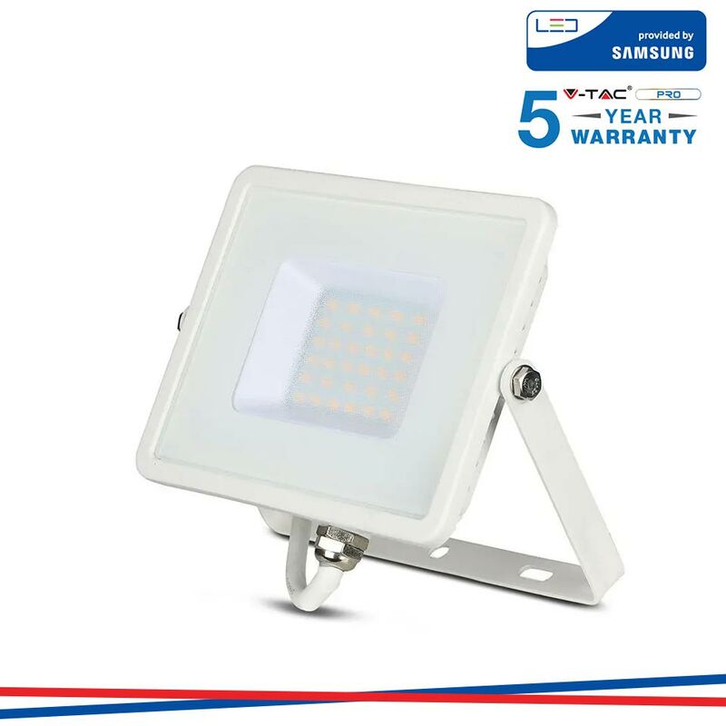 foto del prodotto 30w led proiettore smd samsung chip corpo bianco3000k luce calda