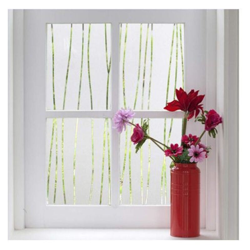foto del prodotto 30x200cm - pellicola statica per finestre - pellicola oscurante satinata, statica, autoadesiva, pellicola decorativa per finestre da cucina, camera da letto e bagno (1 pz)