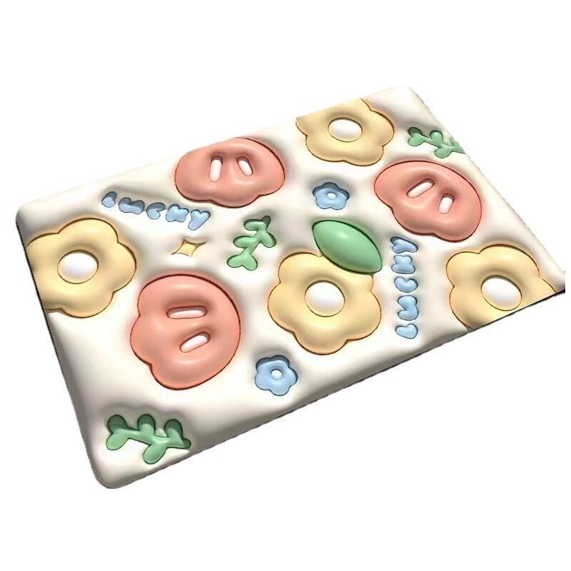 foto del prodotto 30x40cm bagno e toilette accessori per il bagno tappetini e griglie da bagno tappetini da bagno, tappetini in fango di diatomea, cimette ingrandite,
