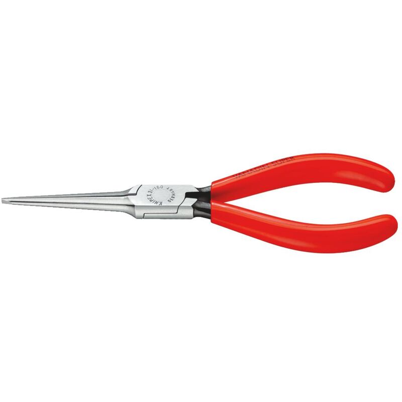 foto del prodotto 31 11 160 pinza prensile a becchi lunghissimi rivestiti in resina sintetica bonderizzata nera 160 mm