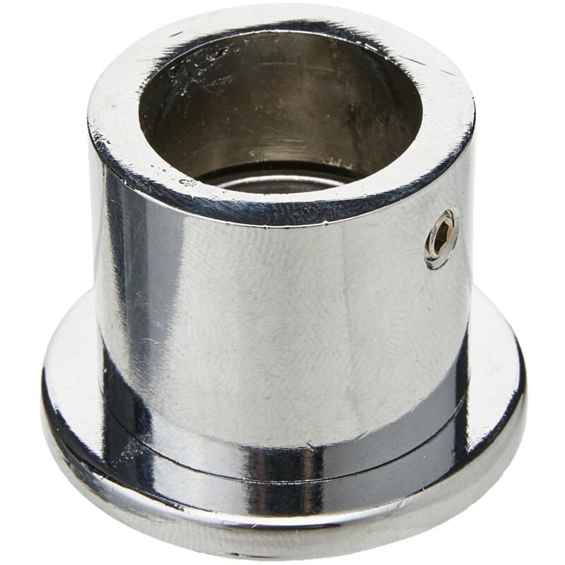 foto del prodotto 31059 supporto a parete, metallo, cromato, 12x10x0.1 cm gardinia