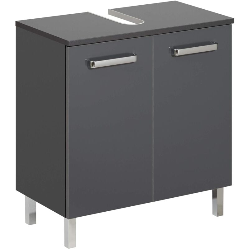 foto del prodotto 311 mainz mobile sottolavello, decorazione in legno, antracite lucido, breite 60 cm pelipal
