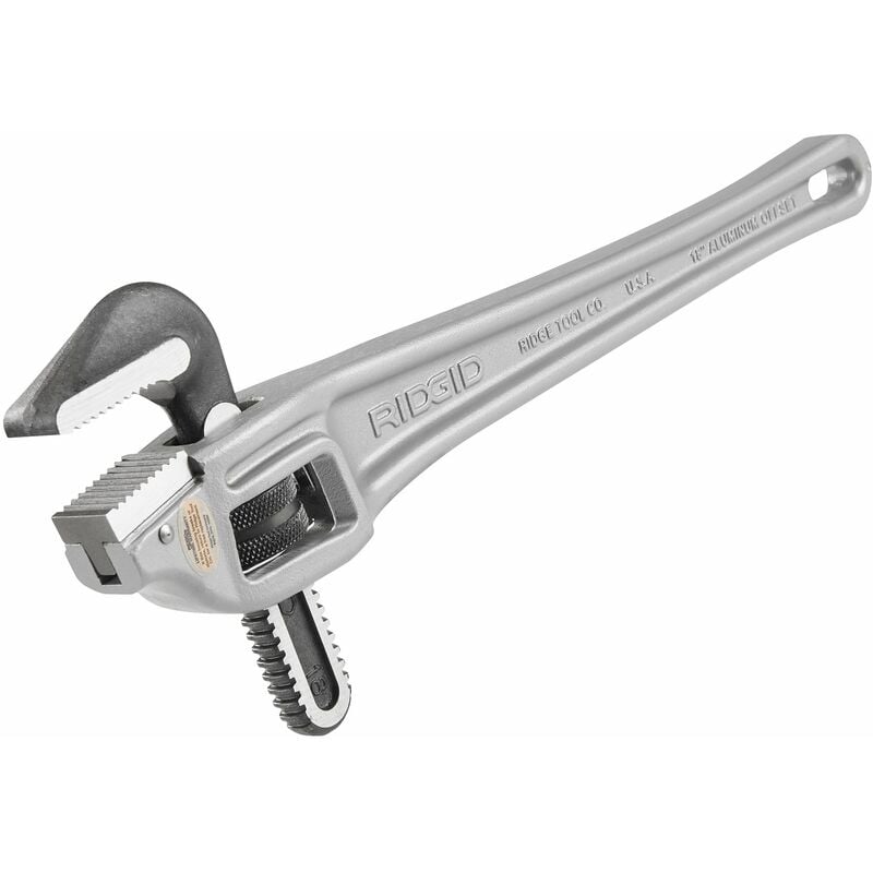 foto del prodotto 31125 giratubi in alluminio con apertura parallela modello 18, chiave per idraulica da 45 cm ridgid