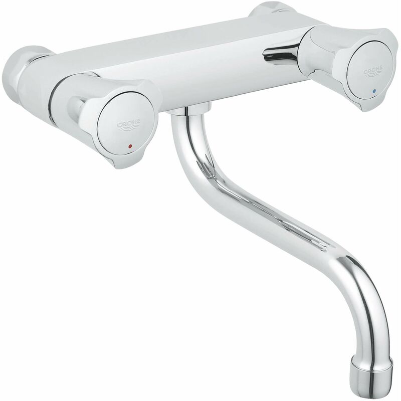 foto del prodotto 31182001 - miscelatore bicomando per lavello, modello costa l, installazione a parete vecchio modello - grohe