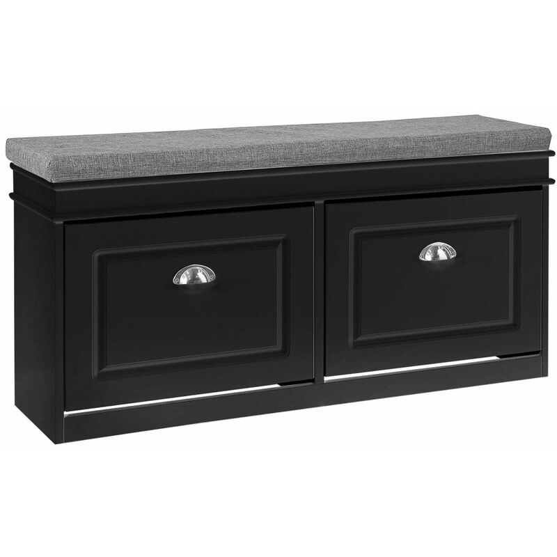 foto del prodotto scarpiera salvaspazio slim mobili per scarpe serie scarpiere 104x24x52cm sobuy nero fsr64 sch